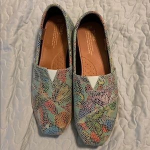 Tom’s Mosaic Slip-On Shoes